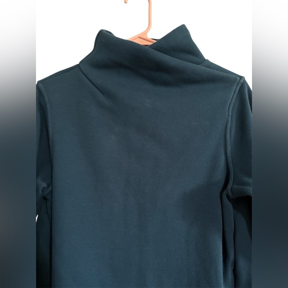 Athleta Deep Blue Cowl Neck Sweater - Picture 2 of 7